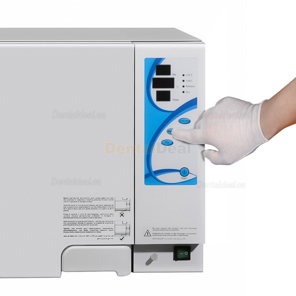 23L Table top Dental Autoclave Steam Sterilizer Class N with Drying Function